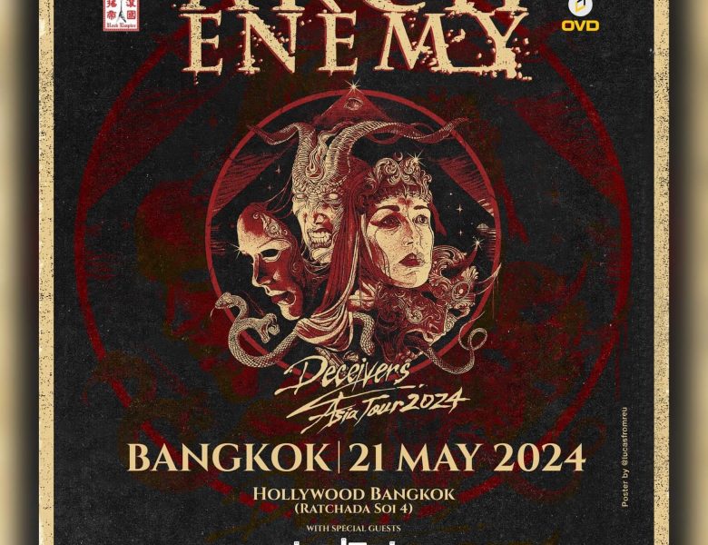 Arch Enemy Live In Bangkok   Deceivers Asia Tour 2024  21 May 2024  Hollywood  Ratchada Soi 4